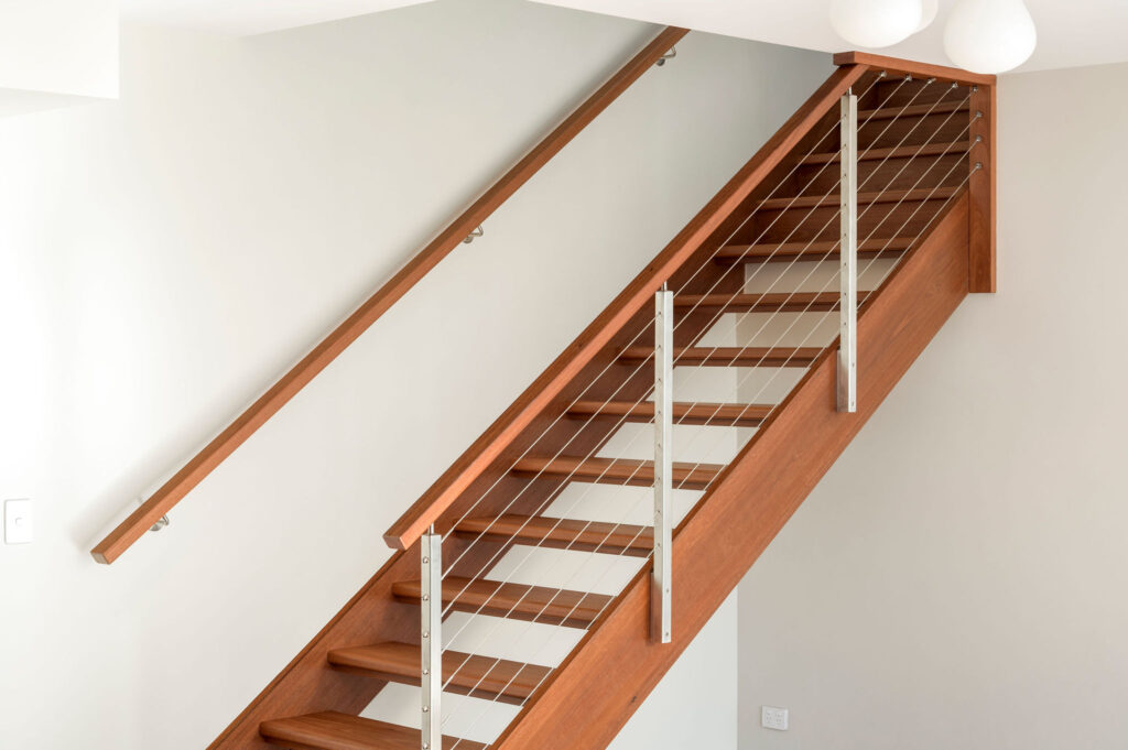 custom-made real timber staircase